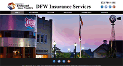 Desktop Screenshot of insurewithdfw.com